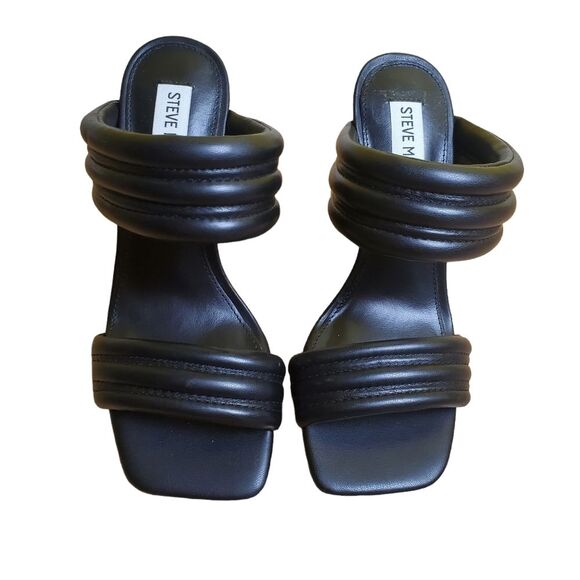 Steve Madden Tahani Black Heeled Sandals Size 6 - Picture 3 of 8